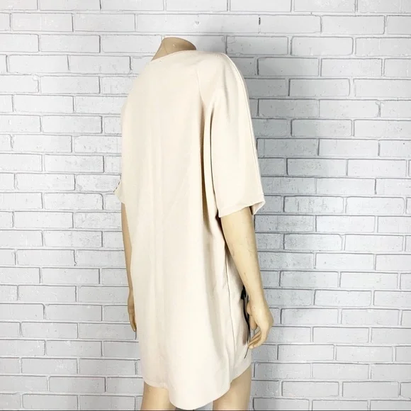 Zara Women’s Rubberized Short Sleeve‎ Dress - Picture 3 of 8